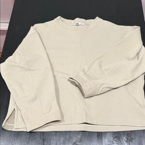 Uniqlo U Sage green Sweatshirt Oversized fit XS